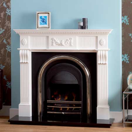 The Worcester has all the details of a classic Adam-style fireplace.

Available in a wide selection of timbers and finishes.

Fire for illustration purposes only.

