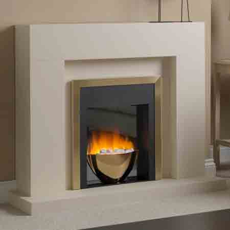 Choice of discreet manual or remote control including dimmer and fuel effects, including: Coal, Glass or White pebbles.

