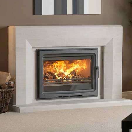 Along with the PV85, this is the largest stove in the range. It looks very attractive installed in a wall or fireplace suite.
